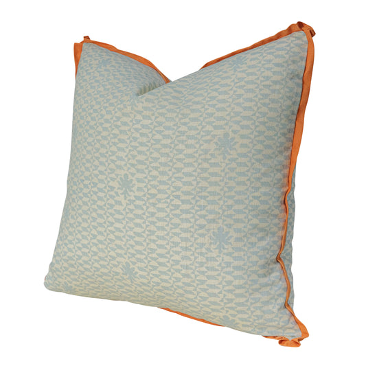 Quadrille Teal Custom Pillow