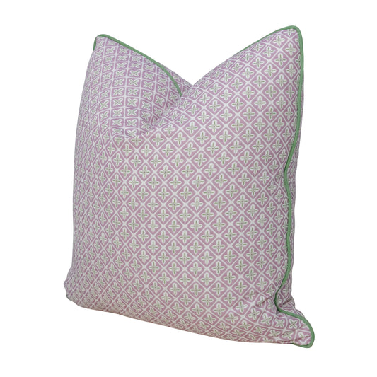 Lucia Lilac Purple Custom Pillow