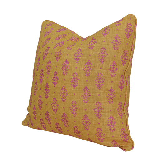 Saffron Magenta Custom Pillow