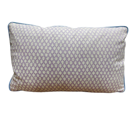 Lavender Burma Parma Custom Lumbar Pillow