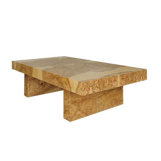Toni Coffee Table - Burlwood (In-Stock)