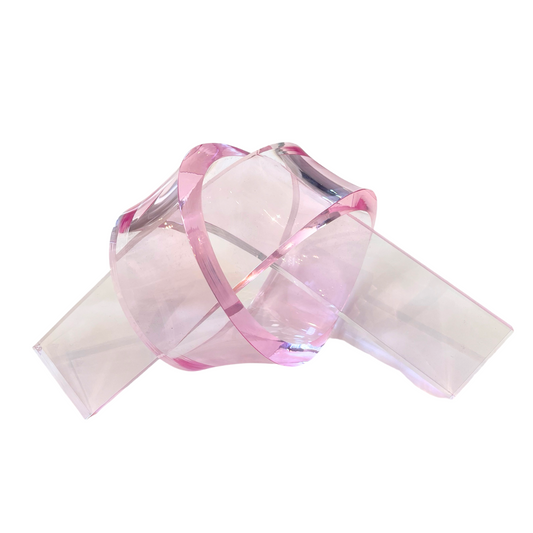 Pink Acrylic Knot - 11" in.