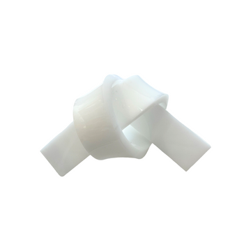 White Acrylic Knot - 7" in.