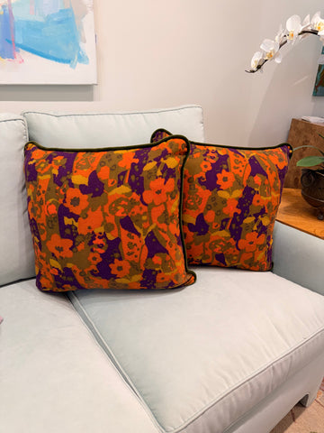 Vintage Round Top Pillows 18x18