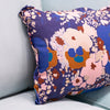 Cleo Navy Custom Lumbar Pillow