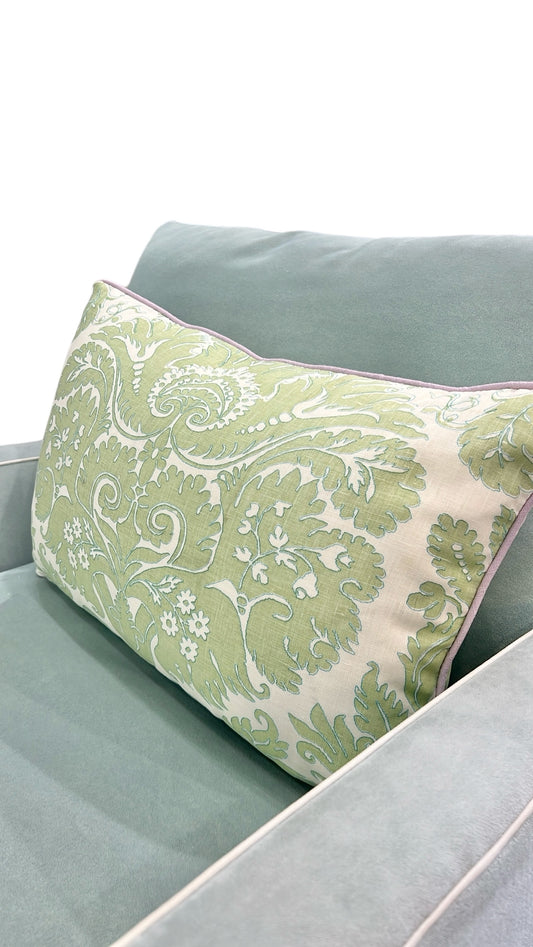 Quadrille Custom Lumbar Pillow
