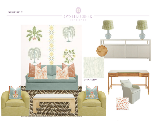 Oyster Creek Concierge Service - Virtual Design Package (1 Room)