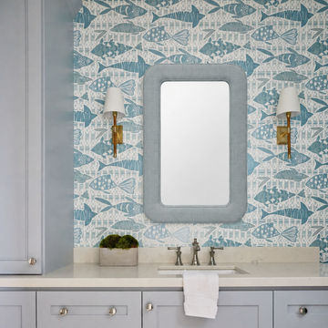 Upholstered Martha Mirror