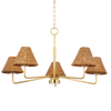Lulie Chandelier - Brass