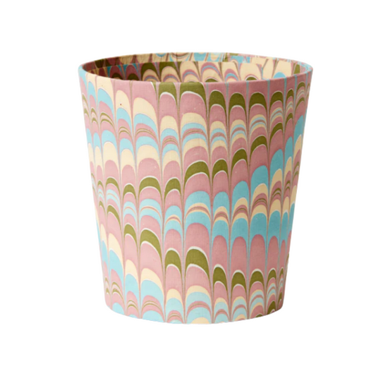 Marbled Paper Cachepot